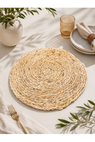 Bambu 2'li 38cm Amerikan Hasır Servis-6060 Kahverengi