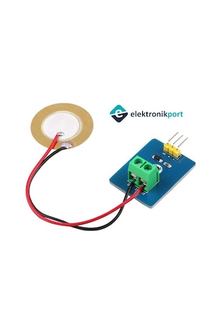 Elektronikport-Titreşim Sensörü Seramik Piezo Arduino