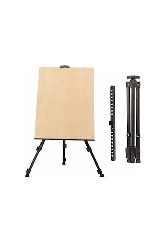 Taşınabilir Ayarlanabilir Metal Üçgen Şövale Tripod Çizim Standı