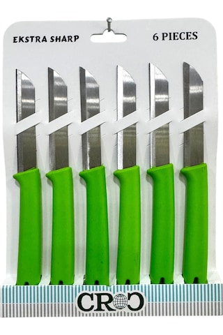 Croc 6lı Meyve Bıçağı Yeşil