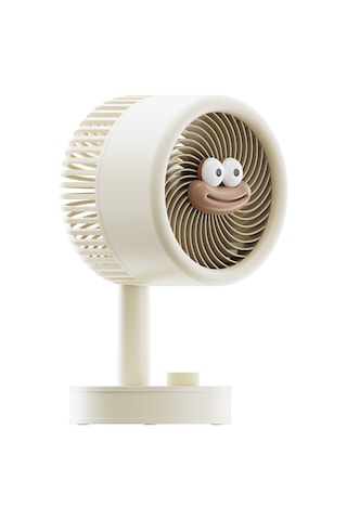 Everest Efn14 Krem 1200mah 3 Hız Kademeli Masaüstü Usb Fan