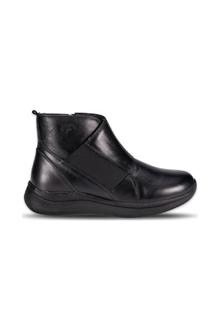 Forelli 27957 Eldo Comfort Fermuarlı Siyah Kadın Bot Siyah