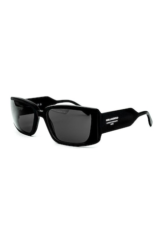 Karl Lagerfeld Kl 6106s 002 64 Unisex Dikdörtgen Siyah Kemik Güneş Gözlüğü