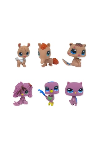 Pet Star Little 6'lı Sevimli Hayvanlar Figür Seti - 5 Minişler