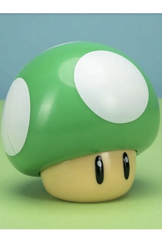 Super Mario Mantarı Gece Lambası, Usb Şarjlı, Sesli, Kırmızı
