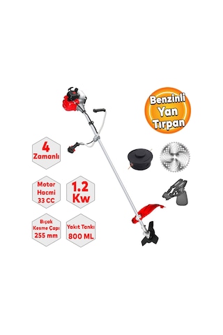 Rodex RDX9639 33 CC 3,2 KW 4 Zamanlı Benzinli Yan Tırpan
