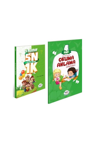 Öğretmen Evde Yayınları 4. Sınıf 5N1K / Okuma Anlama Çalışmaları Öğretmen Evde Yayınları 4. Sınıf 5N1K / Okuma Anlama Çalışmaları