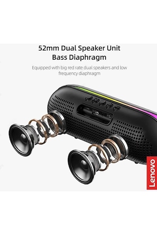 Lenovo Thinkplus TS40 Pro Kablosuz Renkli Taşınabilir Bluetooth Hoparlör