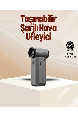 Vantilatör Yüksek Hızlı Kablosuz El Tipi Hava Üfleme Temizlik Cihazı - Lisinya