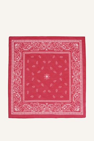 Defacto Kadın Desenli Pamuklu Bandana N7447az26smrd43 Kırmızı-rd43