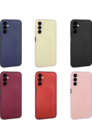 Zore Galaxy Uyumlu M14 Kılıf Premier Silikon Kapak - Lacivert Lacivert