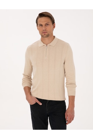 Pierre Cardin Erkek Bej Kazak /triko 50317398-vr011 Bej