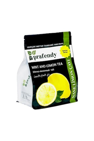 Prafendy Nane Limon Çayı Gerçek Meyve Taneli 1 KG