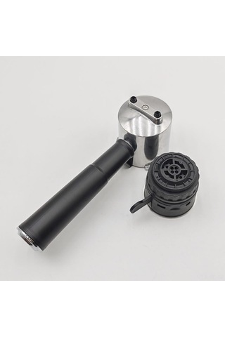 Lemestar 51mm Çelik Kahve Kapsülü Tutucu - Ergonomik Portafilter İle Ev/ofis İçin Kolay Filtreleme, Dayanıklı Ve Temizlenebilir Gümüş