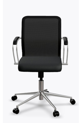 Ergolife Sit 8 Ofis Koltuğu Tekerlekli, Yükseklik Ayarlı, Siyah, Bilgisayar Sandalyesi-ed.55.1.2a2 Siyah