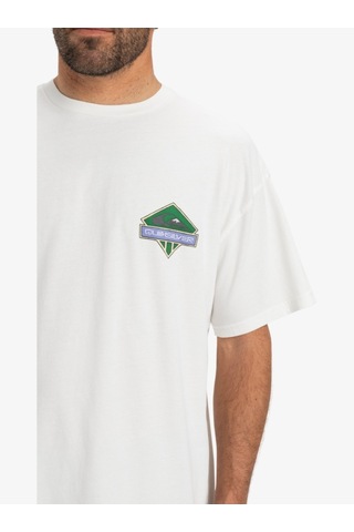 Quiksilver Crystal Jet Erkek Beyaz Tişört Eqyzt08023 Beyaz