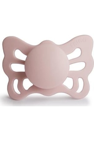 Frıgg Butterfly Silikon Emzik - Blush 0-6 Ay Gold - Mavi