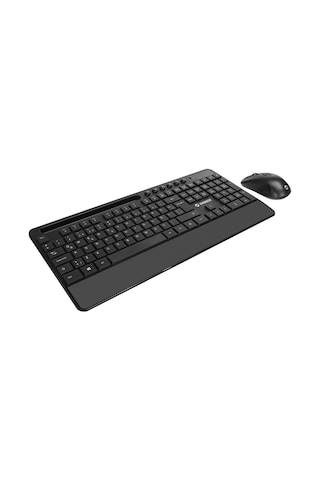 Everest Km-9676 Siyah Multimedya Tablet-telefon Standlı Klavye + Mouse Set Optik