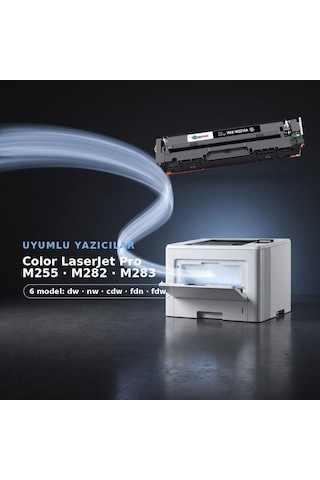 Hp Color Laserjet Pro Mfp M282nw Uyumlu Toner Çipli W2210a Siyah