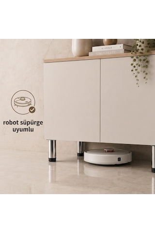 Metal Ayarlanabilir 15 Cm Krom Destek Ayağı Mobilya Kanepe Baza Koltuk Dolap Sehpa Tv Ünitesi Ayağı