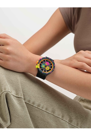 Swatch Sb02b104 Erkek Kol Saati Çok Renkli