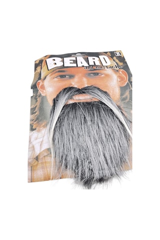 Takma Kendinden Yapışkanlı Sakal Bıyık Beyaz Geçişli Tüm Yaşlar