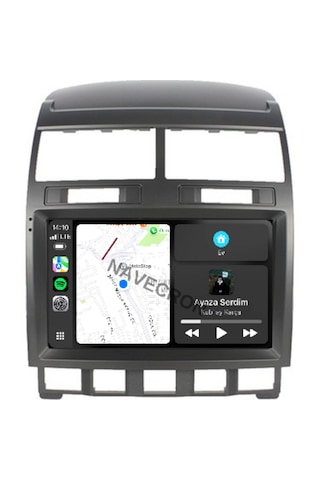 Volkswagen Touareg 2003-09 9" Uyumlu Androıd Multimedya Gerçek 2/32 Kablosuz Carplay Geri Görüş Kameralı 9"
