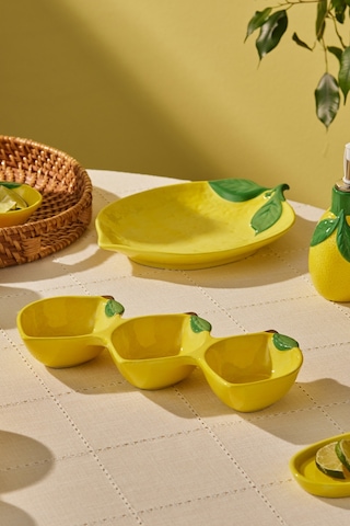 Karaca Lemon Sunumluk 26 Cm Sarı