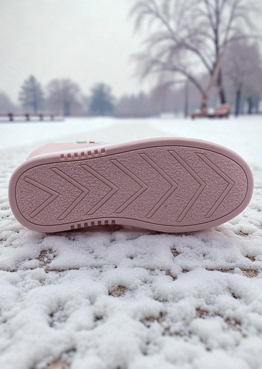 Khayt Astor Sıcak Astar Su Ve Soğuk Dayanıklı Çocuk Kar Botu Pudra