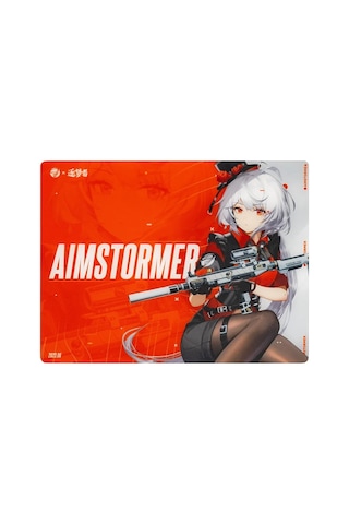 Dream Gamer Aim Stormer Float Glass Mousepad - Control Yüzey Red 2-500 X 400 Mm