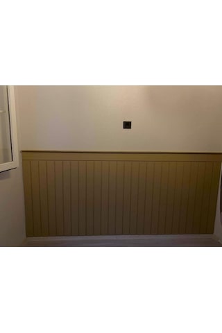 Dekoratif, Duvar Çıtası, Ahşap Duvar Paneli, Boyanabilir, Ham, Mdf, 54x103 1 Adet
