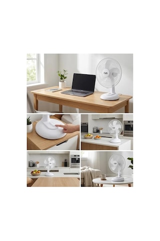 Cvs Dn 91058 14''ınc Masaüstü Vantilatör Beyaz