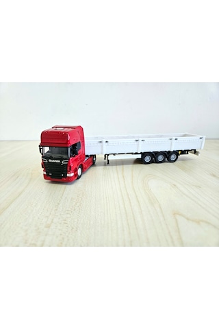 1/64 Ölçek Scanıa R730 Sal Dorseli Tır Maketi 25 Cm Boy