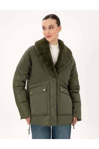 Pierre Cardin Kadın Haki Mont 50290341-vr027 Haki