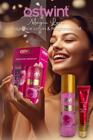 Ostwint Magic Love Vücut Spreyi 200ml & Vücut Kremi 50ml Set Ferahlatıcı Romantik Esinti Ve Çiçeksi
