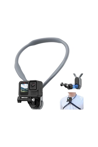 Aksiyon Kamera Ve Cep Telefonu İçin Profesyonel Boyun Askısı Eller Serbest Video Çekme Aparatı Cellphone/camera Neck Bracket