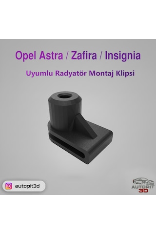 Opel Astra / Zafıra / Insıgnıa Uyumlu Radyatör  Klipsi 2 Adet