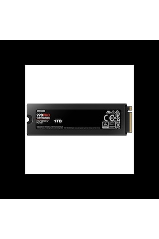 Samsung Mz-v9p1t0cw, 990 Pro, 1tb, 7450/6900, Gen4, Nvme Pcıe M.2 2280, Ssd Soğutuculu Türkiye Di