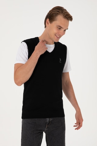 U.s. Polo Assn. Erkek Siyah Süveter 50316843-vr046 Siyah