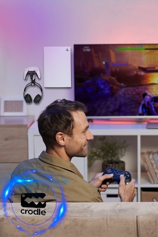 Duvar Standı PS5 ve Dualsense Şarj İstasyonu İçin Joystick Konsol Tutacağı 2'li Paket