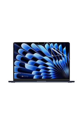 Novstrap Apple Uyumlu MacBook Air 15 İnç 2023 A2941 M2 Çip İle Ekran Koruyucu Parlak Nano Film