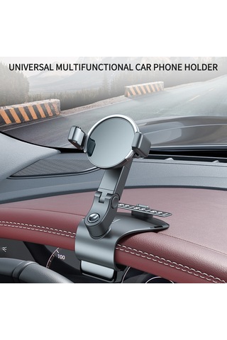 Yifomall Araç Telefon Tutucu 360 Döner - Navigasyon İçin Kolay Erişim, Tek Elle Kaldırma, Sabit Tutma Ve Gizlenebilir Park Numarası Yeşil Yeşil