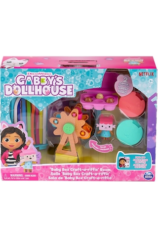 69300 Gabbys Dollhouse Baby Box Cat Craft-a-riffic Room Gabby Kedi Riffic Odası