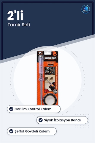 Elektrik Tesisat Malzemesi Kontrol Kalemi 2'li İzolasyon Bandı Ta