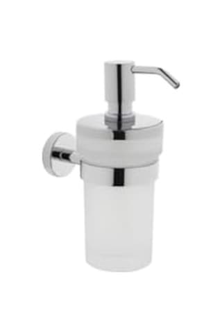 Base 200 A44107 Sıvı Sabunluk, Krom Siyah