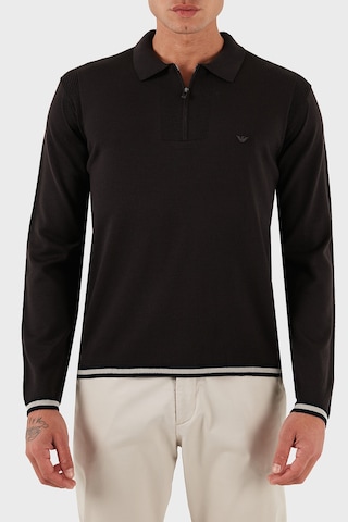 Emporio Armani Erkek Kazak Em001512 Af14158 U6280 Koyu Kahve Koyu Kahve