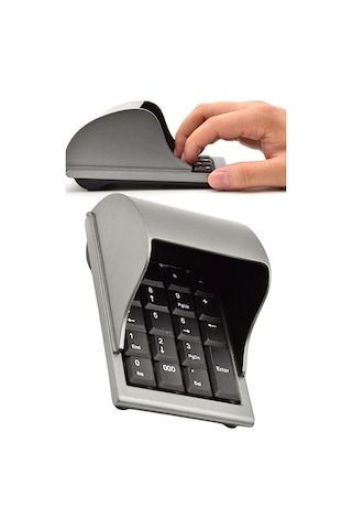 Kablolu Numlock Klavye Taşınabilir Numeric Klavye Tak Çalıştır Sayı Klavyesi Ergonomik Tasarım