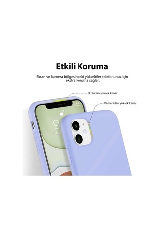 Tr İletişim Xiaomi Poco X3 İle Uyumlu Kapak İle Uyumlu İçi Kadife Soft Logosuz Lansman Silikon Kılıf - Açık Yeş