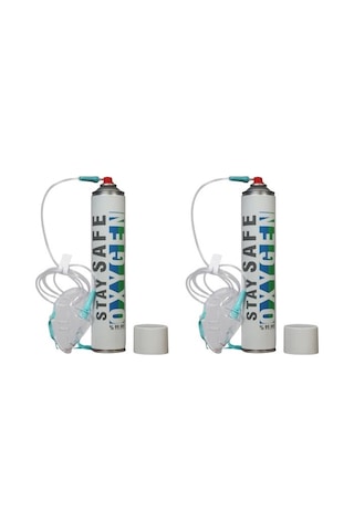Stay Safe Oksijen Tüpü 2 x 165 G