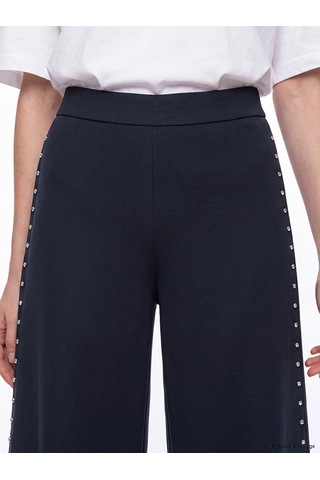 Lcw Comfort Lacivert Taşlı Soft Touch Kadın Eşofman Altı